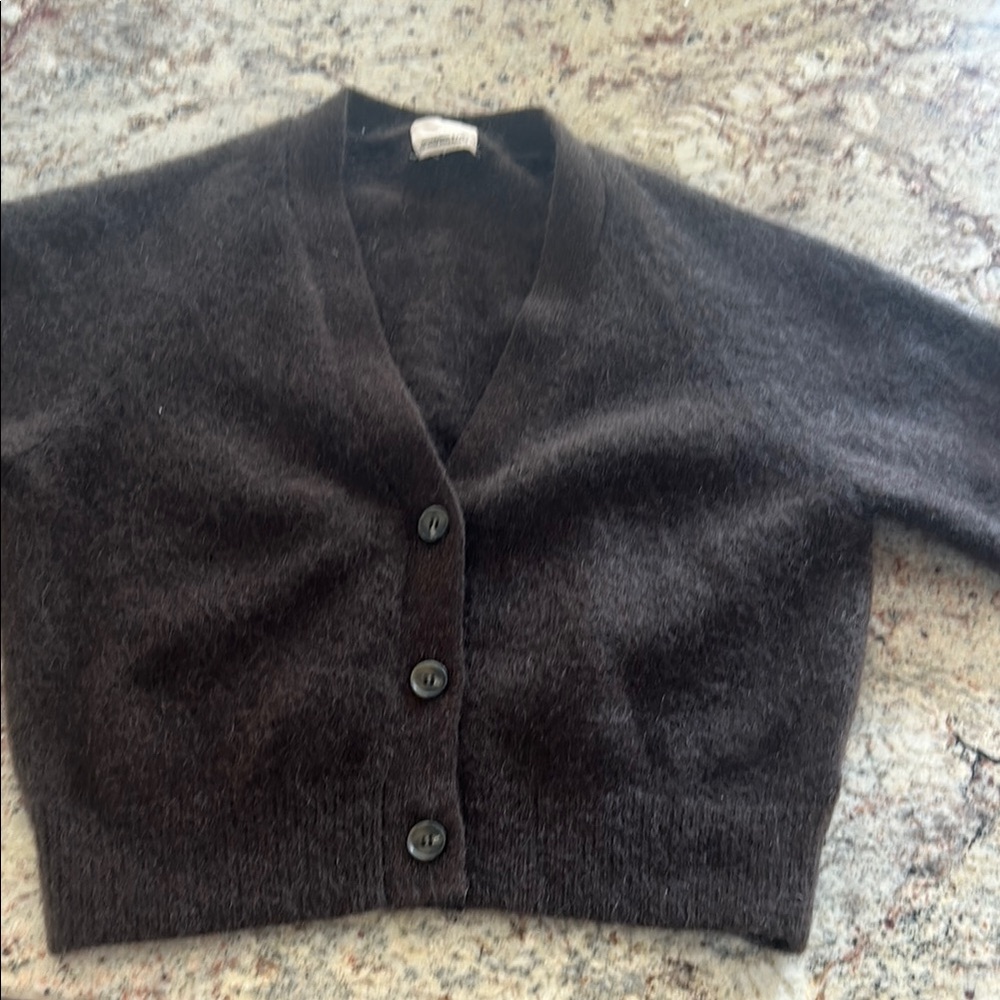 H&M Dark Charcoal Cardigan Sweater